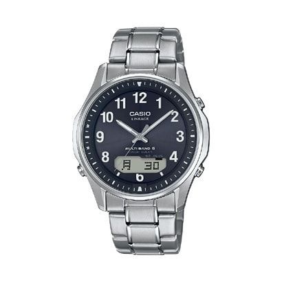 [해외] 카시오 CASIO LINEAGE 리니에지 LCW-M100TSE-1A2JF 솔라 전파 시계 3H콤비 TI 5W 사파이어 유리 간단 밴드 161455