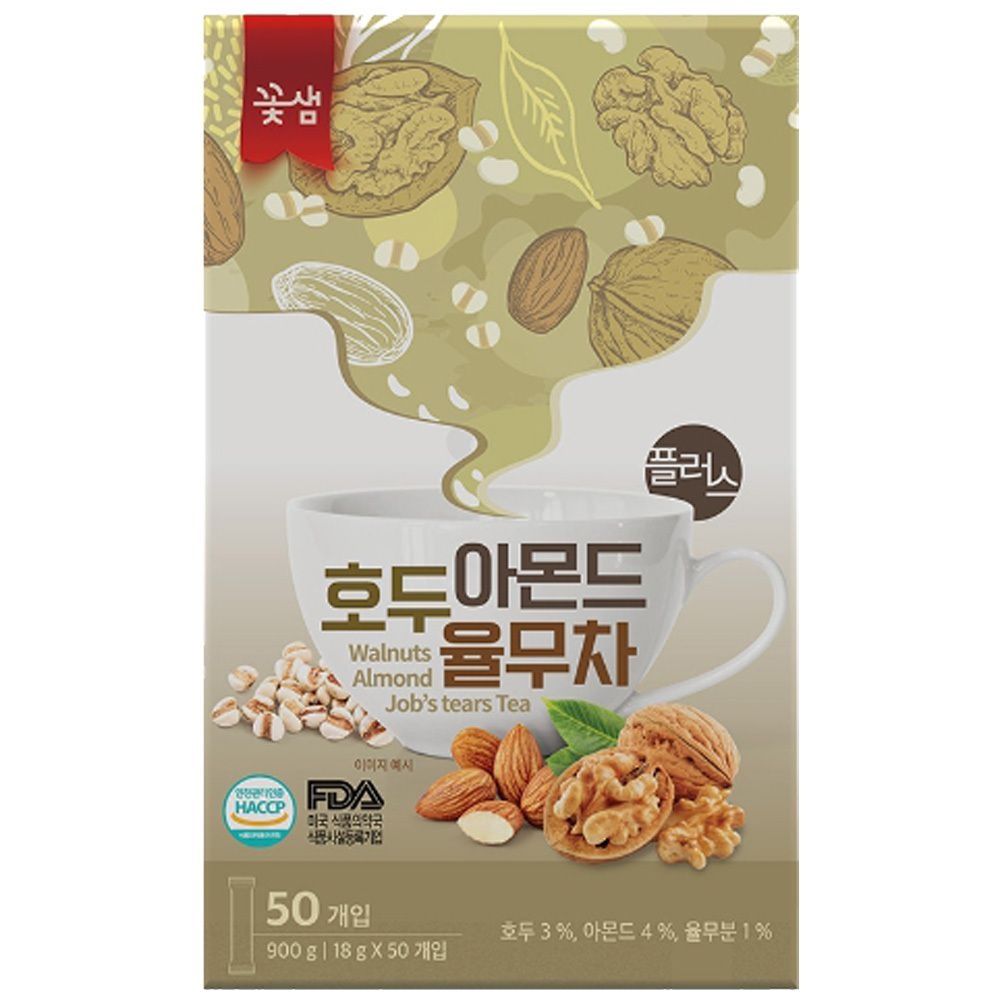 꽃샘 호두아몬드율무차 플러스 50T