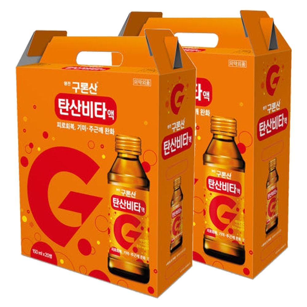해태음료 영진 구론산 탄산비타 150ml x 40병