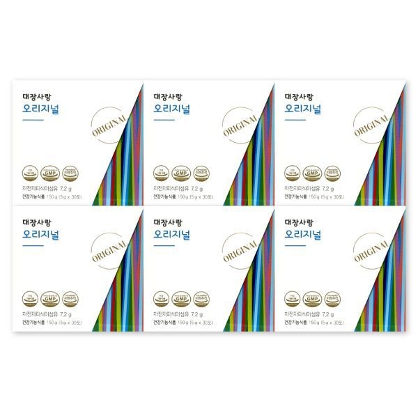 미궁 대장사랑 오리지널 5g X 30포 6박스 미궁365 차전자피 식이섬유