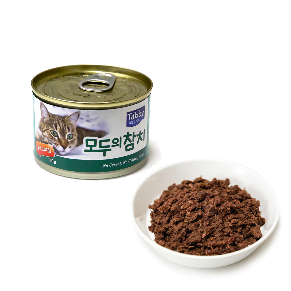 테비토퍼 테비 모두의참치 고양이캔 160g x 24개