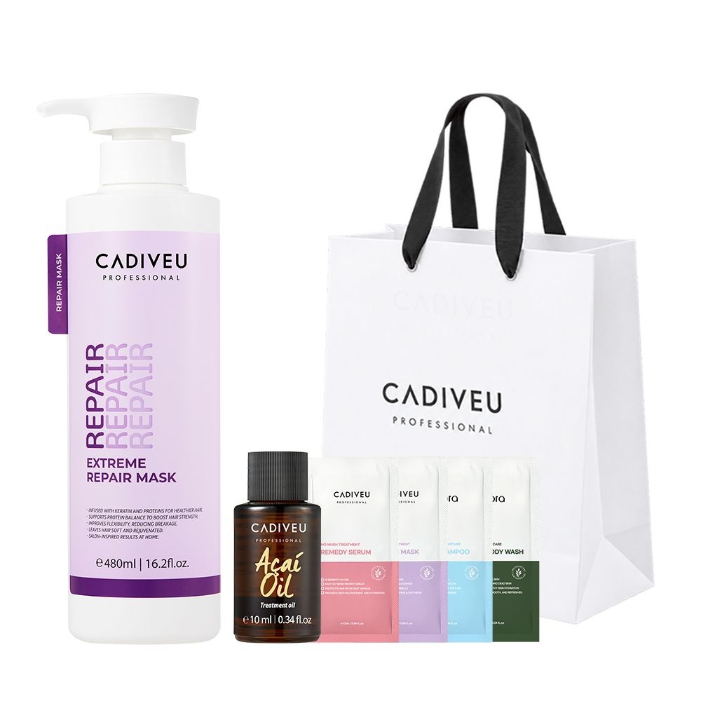 [오늘출발] 카디뷰 [정가 88,000원/쇼핑백증정] 익스트림 리페어 마스크 480ml / 극손상모 전용 트리트먼트