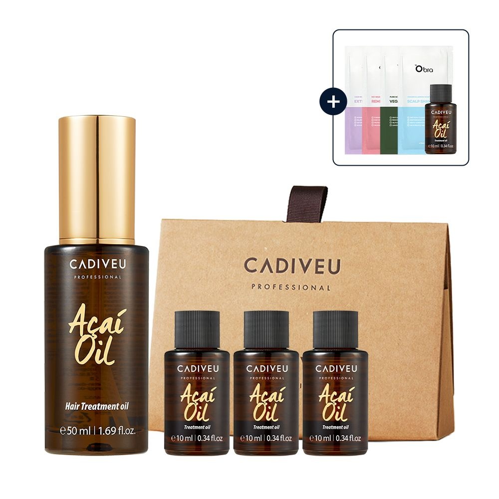 [정가 66,000원] 카디뷰 아사이오일 50+30ml 세트 / 헤어 기프트세트 1위
