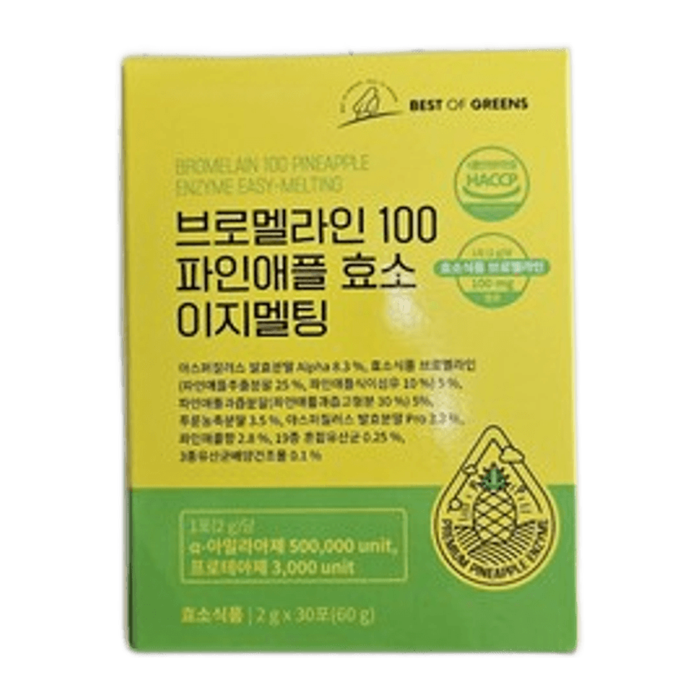 브로멜라인 100 파인애플효소 이지멜팅 1개 60g