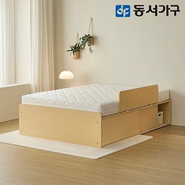 [동서가구]뉴라보 Q B타입+안전가드+편백황토숯 독립매트 DF646057