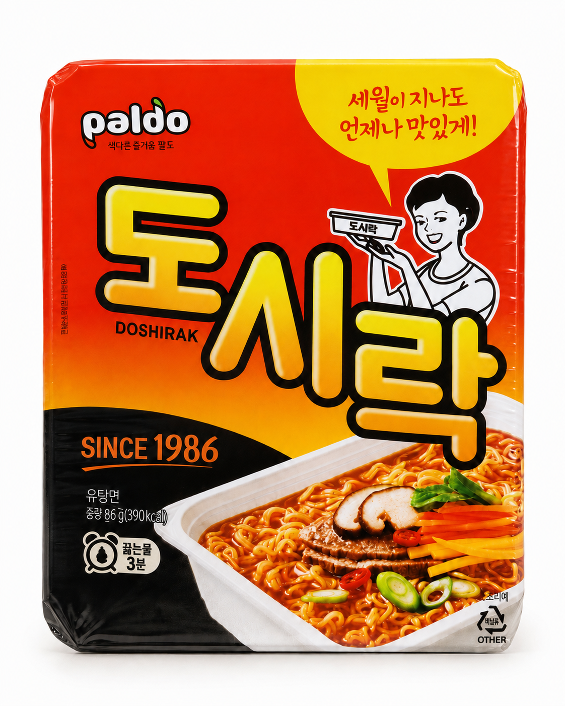 팔도 도시락 컵라면 86g 12개