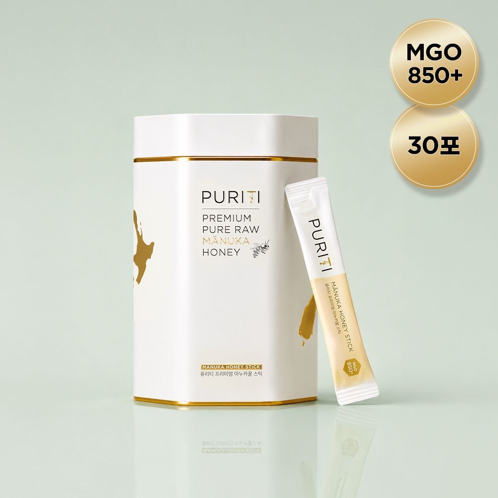 [롯데백화점] 퓨리티 뉴질랜드 마누카꿀 UMF20+ MGO850 스틱 틴케이스 에디션 10g 30포