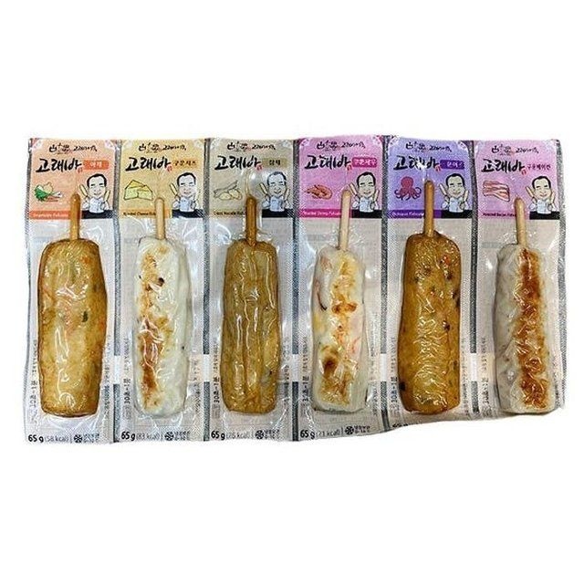 고래사어묵 고래바 6종 세트 390g a64521