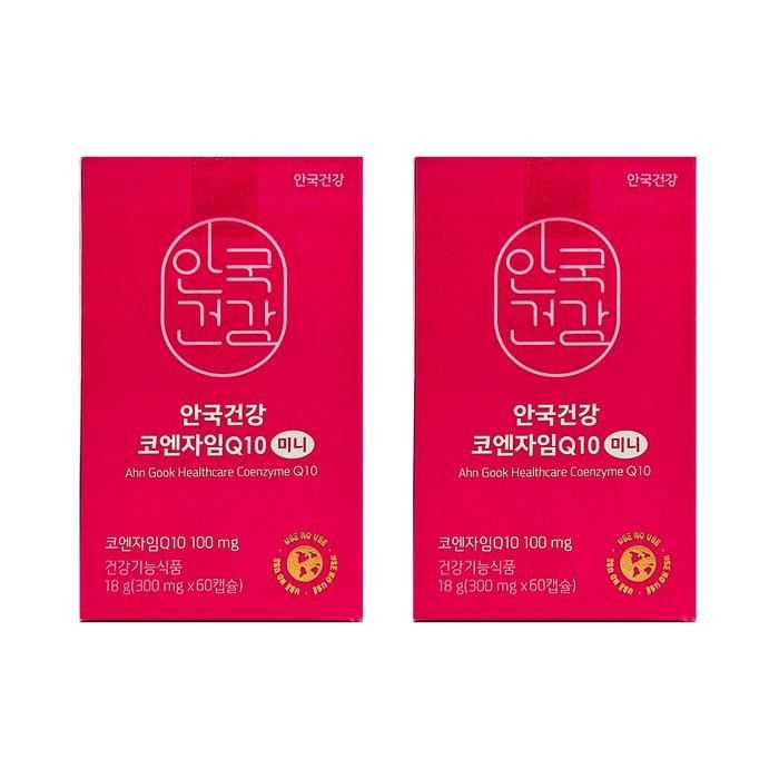 안국건강 코엔자임Q10 미니 300mg x 60캡슐 2개 HIS