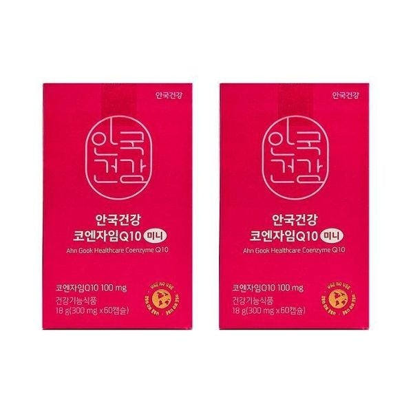안국건강 코엔자임Q10 미니 300mg x 60캡슐 2개 HIS