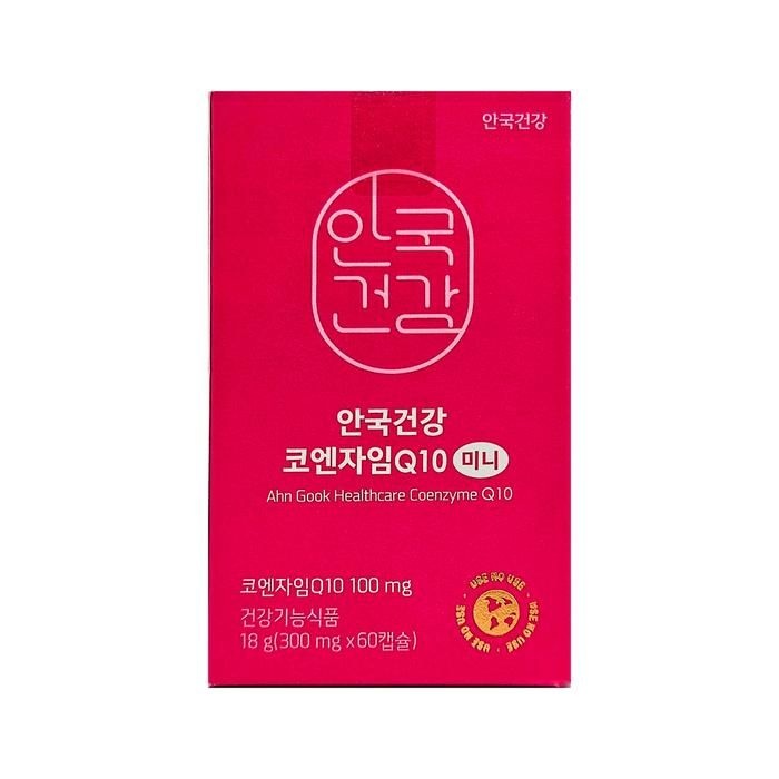 안국건강 코엔자임Q10 미니 300mg x 60캡슐 1개 HIS