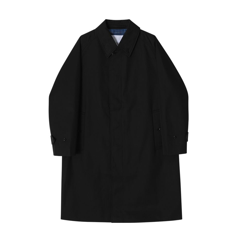 [롯데백화점] 나나미카 SUBF263E K (GORE-TEX Balmacaan Coat Black) 고어텍스 발마칸 공용 코트