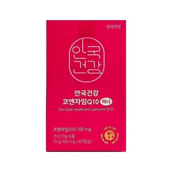 안국건강 코엔자임Q10 미니 300mg x 60캡슐 1개 HIS