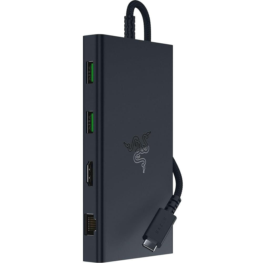 RAZER [해외] Razer USB C 도크 11포트 여행용 충전 스테이션 윈도우 맥 노트북 [호환]아이패드 서피스 크롬북 갤럭시 탭 타입 HDMI