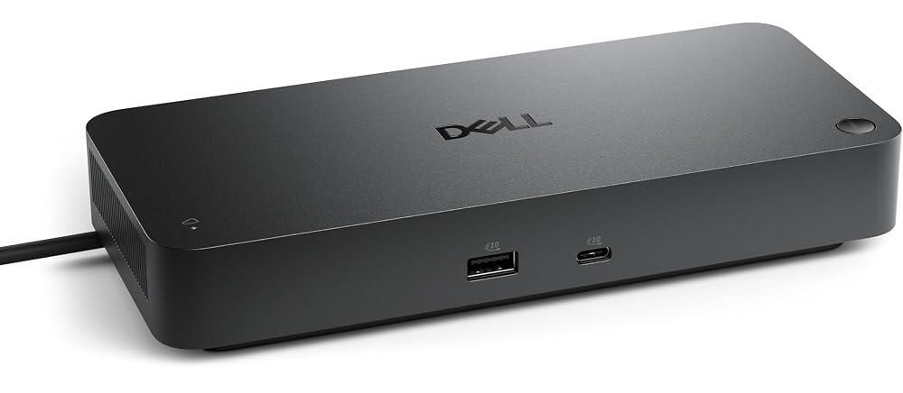 [해외] Dell Pro 스마트 도크 SD25 130W 파워 딜리버리 4 디스플레이 USB-C 도킹 스테이션 원격 관리 포함 블랙 [호환]