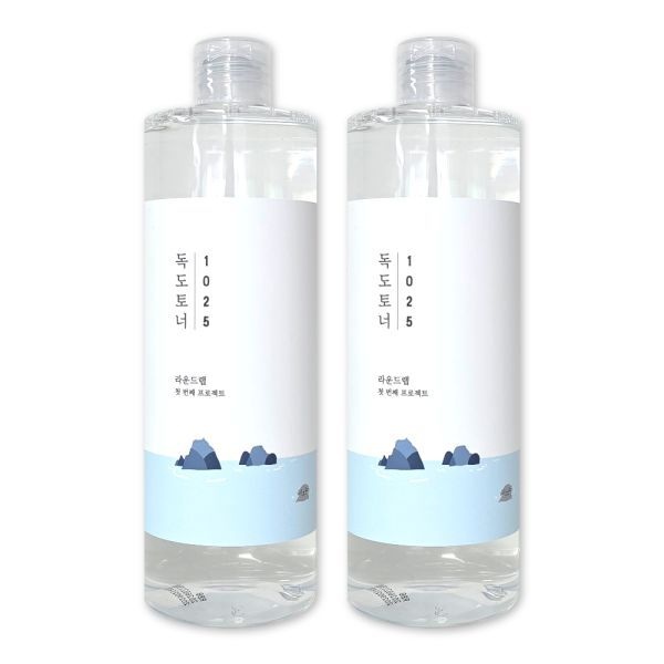 라운드랩 1025 독도 토너 대용량 500ml 2개 촉촉닦토 12관왕 각질쓱싹