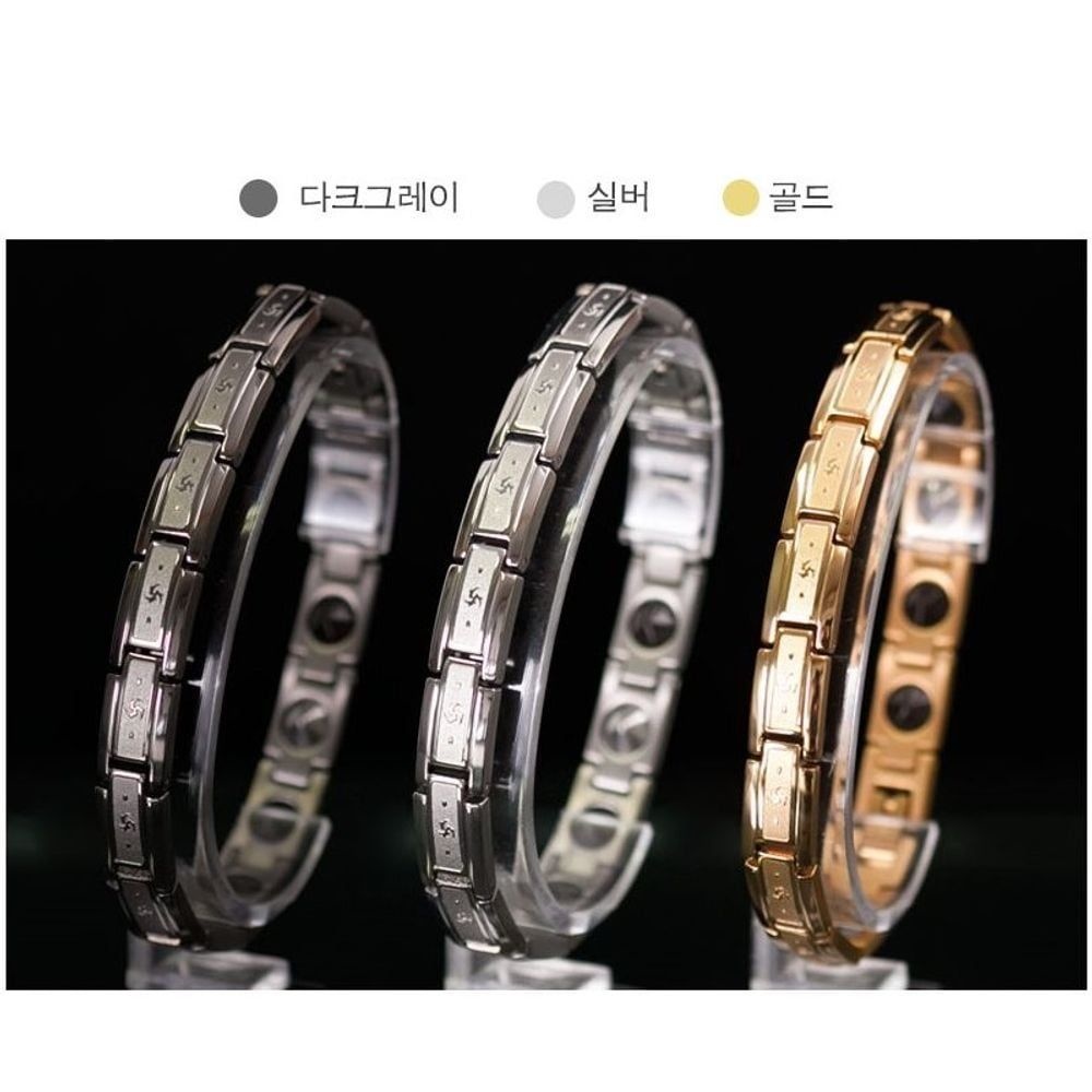 [오늘출발] New TA 사노피아 티타늄 건강 자석 팔찌 골프 운동