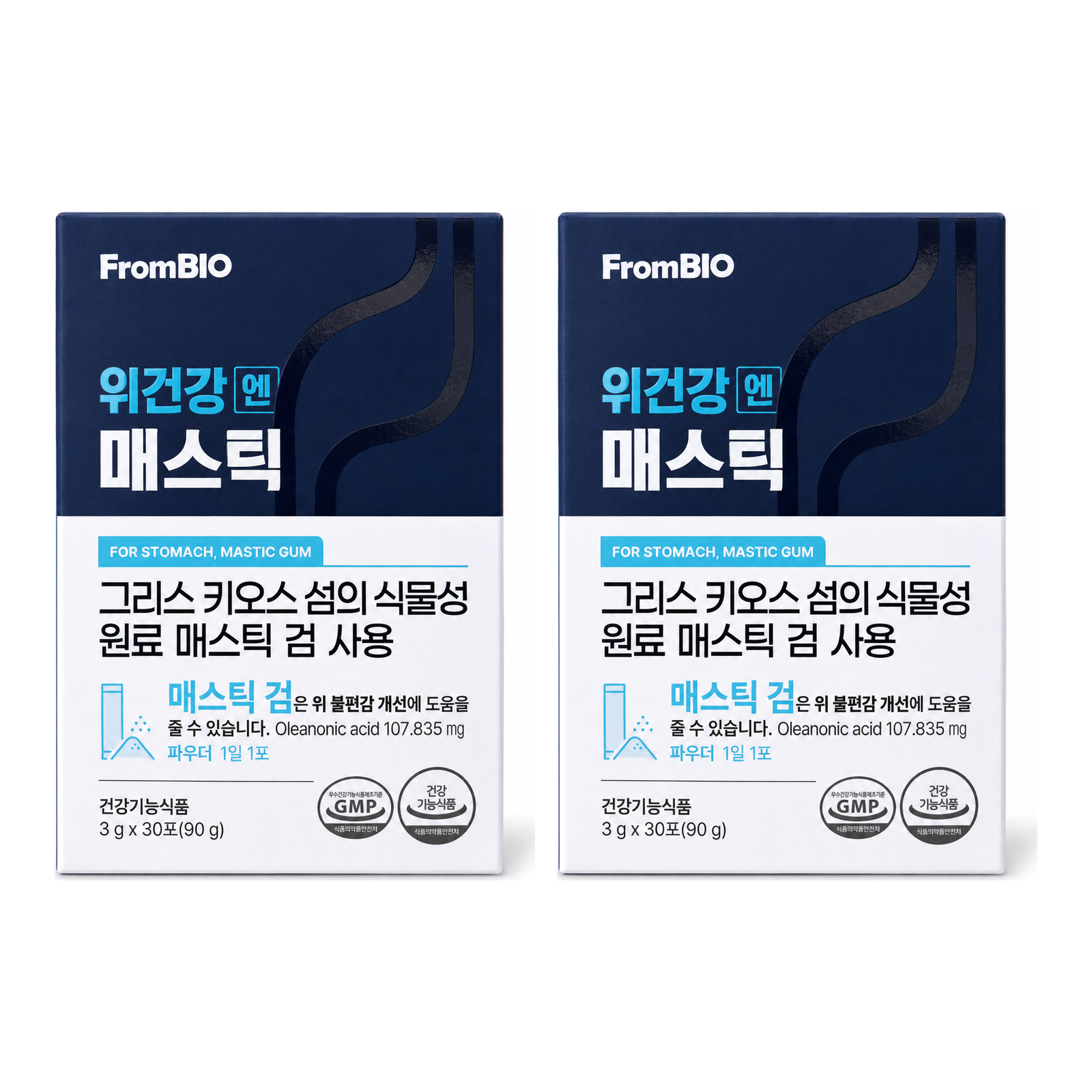 프롬바이오 위건강엔 매스틱 리뉴얼 버전 3g 30포 2박스 총 60포