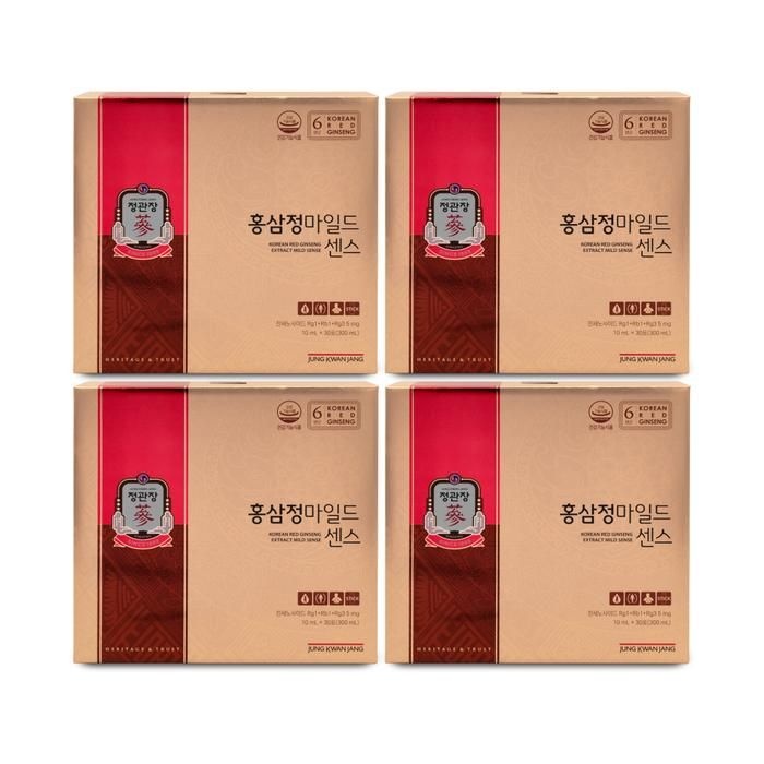 [정관장] 정관장 홍삼정 마일드 센스 10ml x 30포 X 4박스 I