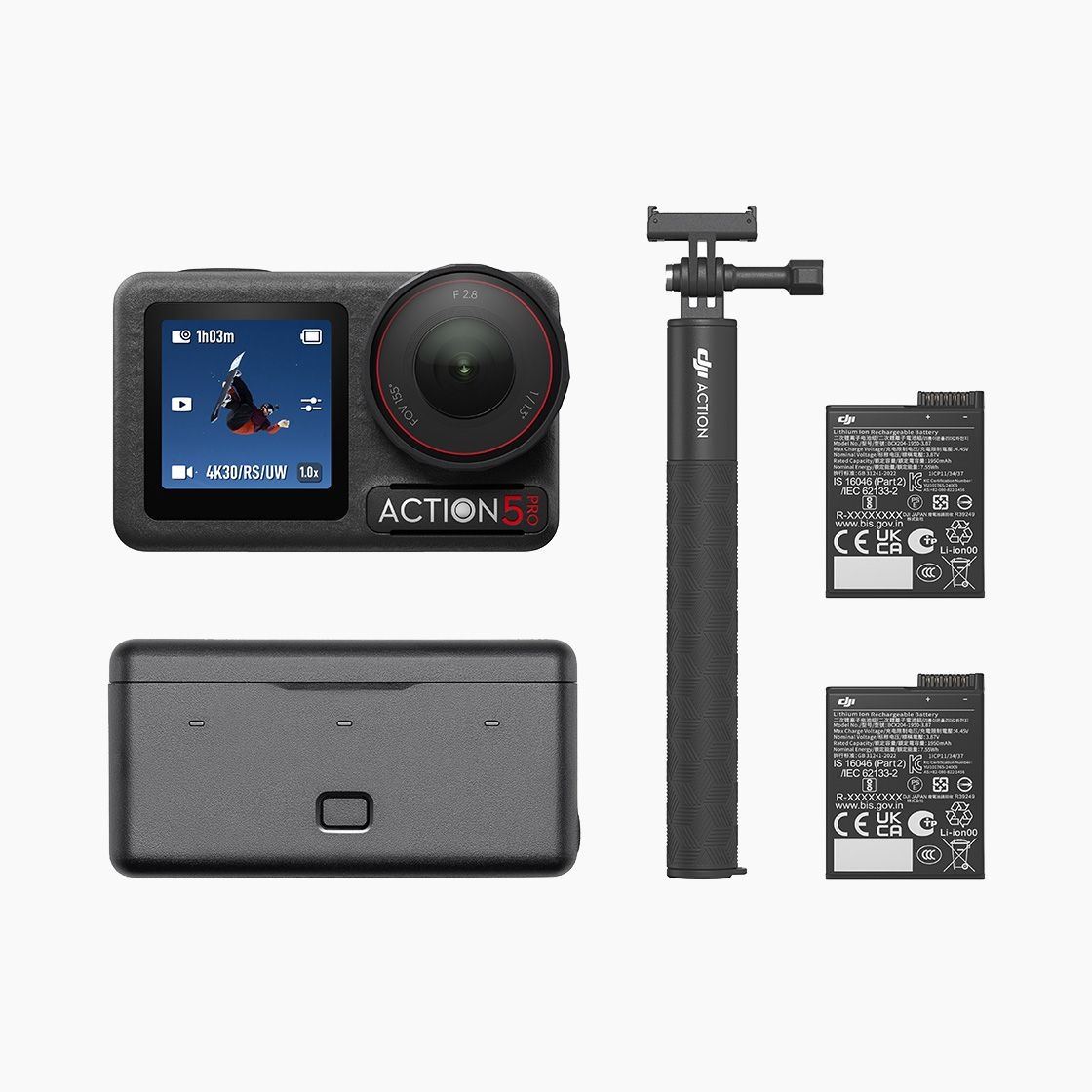 [롯데백화점] DJI [DJI] Osmo Action 5 프로 어드벤쳐콤보 액션캠