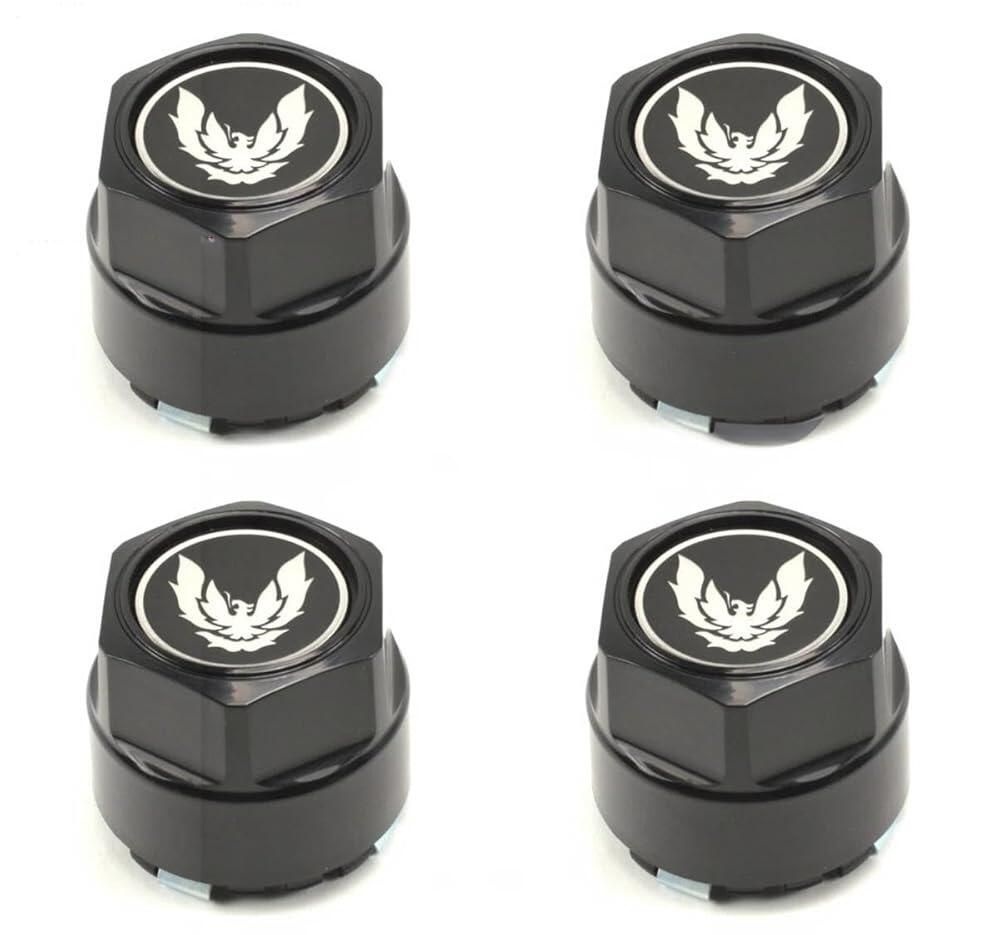 [해외] Set of 4 1982-1992 Pontiac Firebird Trans Am Formula GTA Aluminum Wheel Hub Center Caps Silver Bird Phoenix [호환]