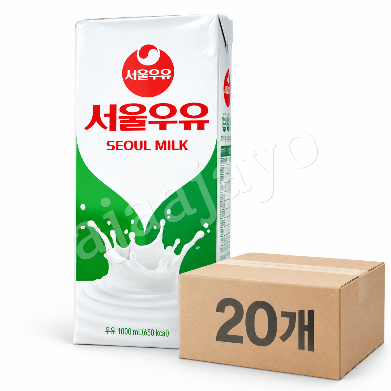서울우유 멸균 흰우유 1L 20개 매일 마시는 1000미리 우유