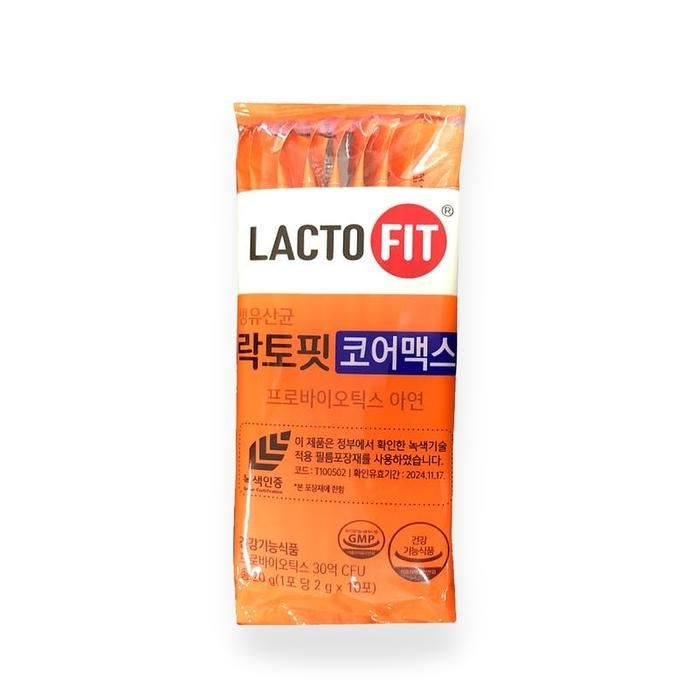 제품 뒷면의 사용방법을 참조해주세요. 종근당건강 락토핏 코어맥스 2g x 10포 1개 HI(SH)
