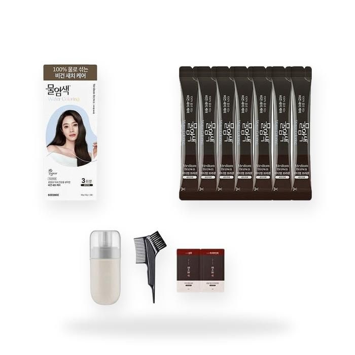 시즌2 씨드비 프리미엄 수작 물염색 염색약 7회분+염색 키트(AD)