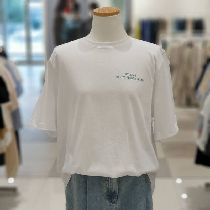 온앤온 온앤온 라운드넥 루즈핏 백프린팅포인트 코튼100 반팔티셔츠 NJW5AE786 M7N3P8Q1 R6S9T2V4