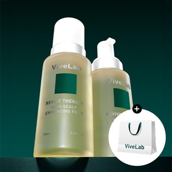 [+쇼핑백] 리바이브 테라피 헤어 스칼프 인핸싱 폼 두피 영양제 에센스 100ml 4 SET