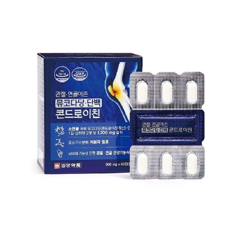 일양약품 관절ㆍ연골에존 뮤코다당ㆍ단백 콘드로이친 4박스(4개월분)[35863105]
