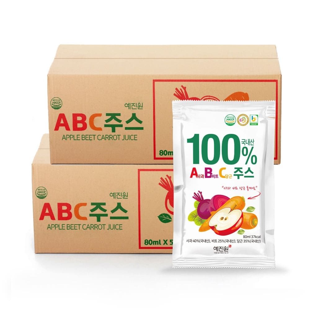 (현대Hmall) HACCP인증 국내산 ABC 주스 100포