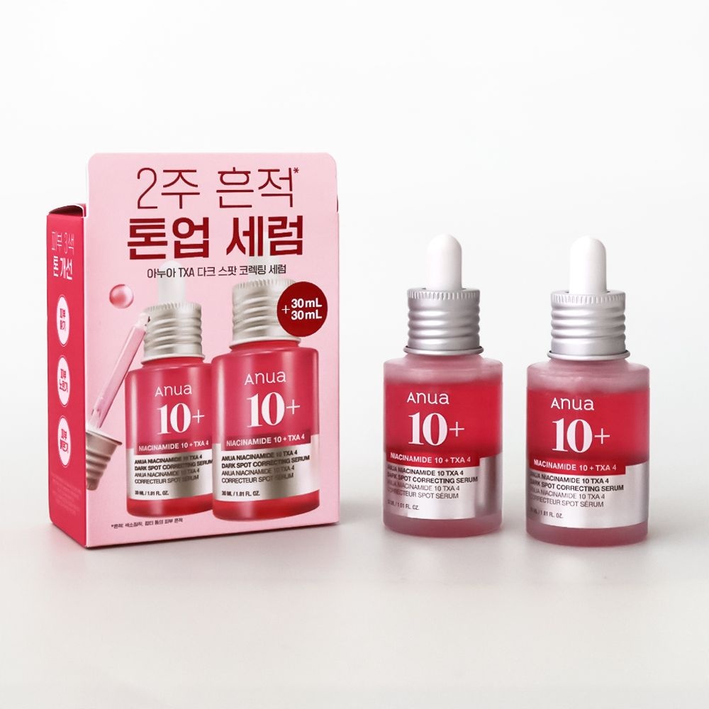 [오늘출발] 아누아 나이아신아마이드 10 TXA 4 다크 스팟 코렉팅 세럼 30mL 2입기획