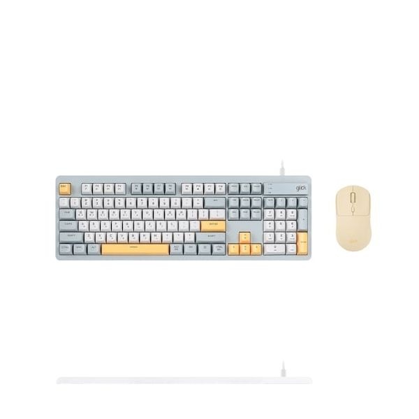 [오늘출발] 지클릭커 오피스프로 OPK515 키보드 무선 마우스 세트 (Navy Blue)