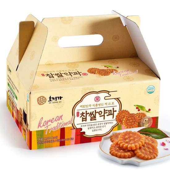 맛있는 호정가 찹쌀약과세트 1kgx4박스 총4kg