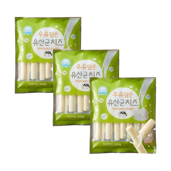 유산균 스트링치즈 200g 3팩/5팩 골라담기
