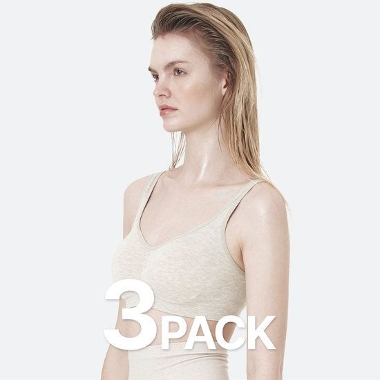 갓바디 모달 심리스 셔링 브라 (3PACK)