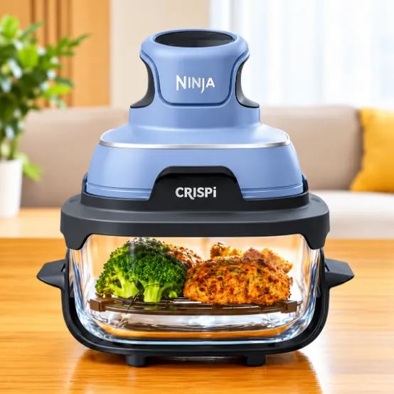 닌자 크리스피 에어프라이어 3.8L FN090KR 블루색상(코스트코)