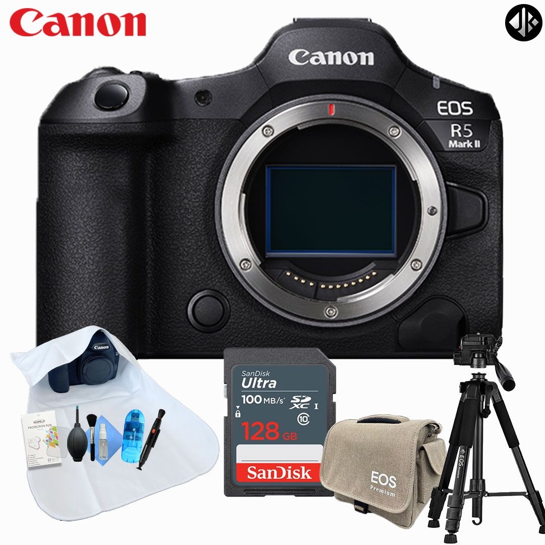 [오늘출발] 캐논 EOS R5 Mark II BODY / 프리미엄 삼각대 8종 패키지 (128GB +가방 +악세사리) _WJK