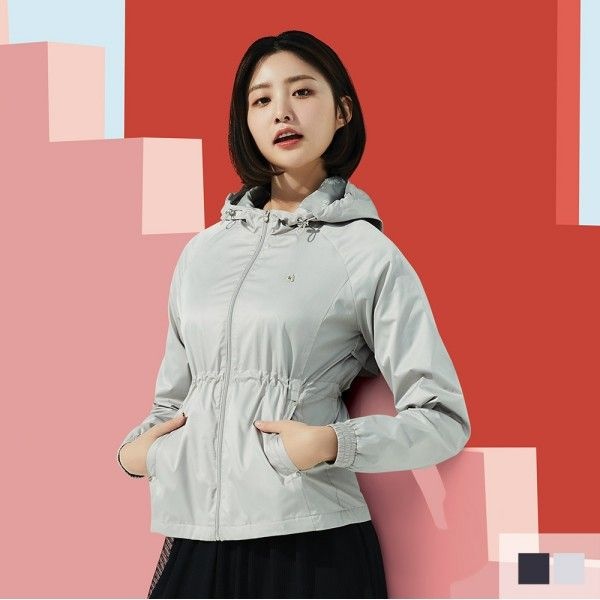 비티알 [하프클럽]비티알 여성 봄 바람막이 후드 자켓 베뉴(여) BUJ6127W