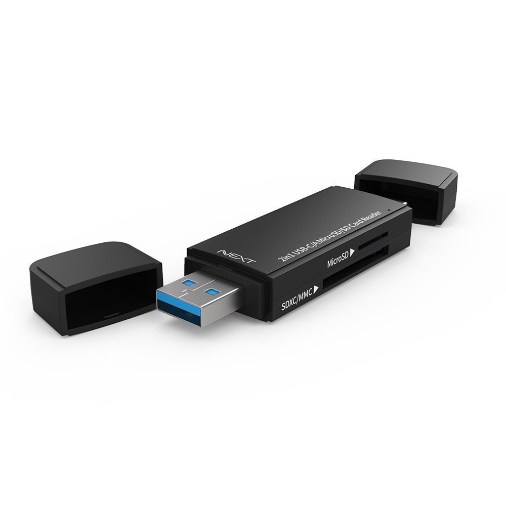 [오늘출발] 넥스트유 NEXTU NEXT-9720TC-OTG Type-C USB-A 스틱형 휴대용 카드리더기