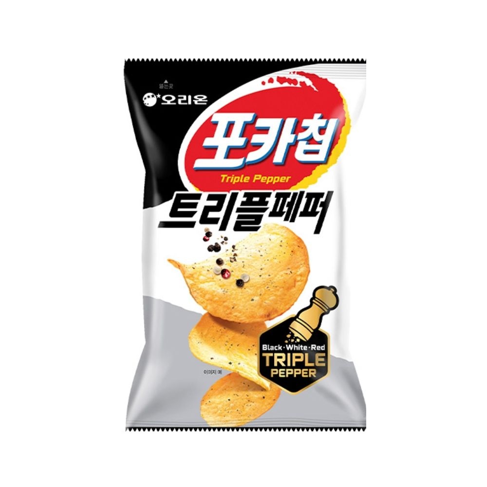 오리온 포카칩 트리플페퍼 60g x 8개