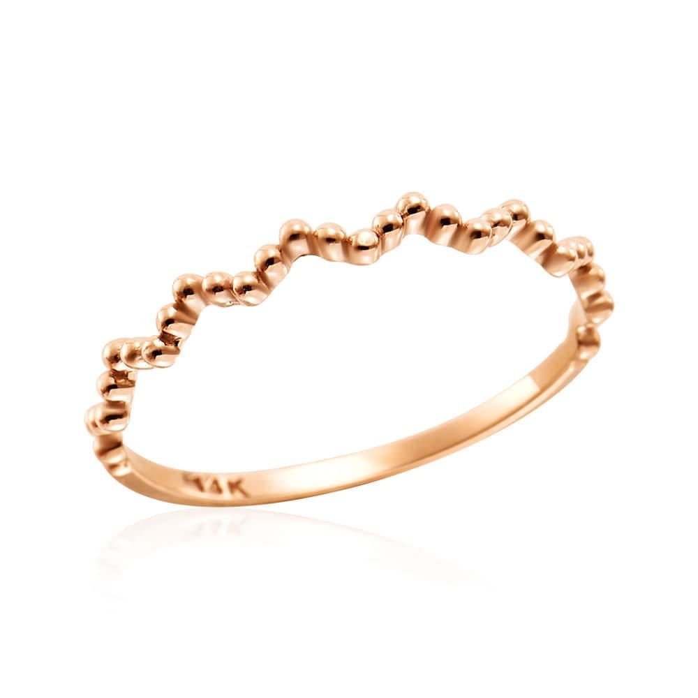 비앤비골드 비앤비골드 (현대Hmall) [비앤비골드] 18K 물결 웨이브 버블볼 패턴 반지 SRS42125