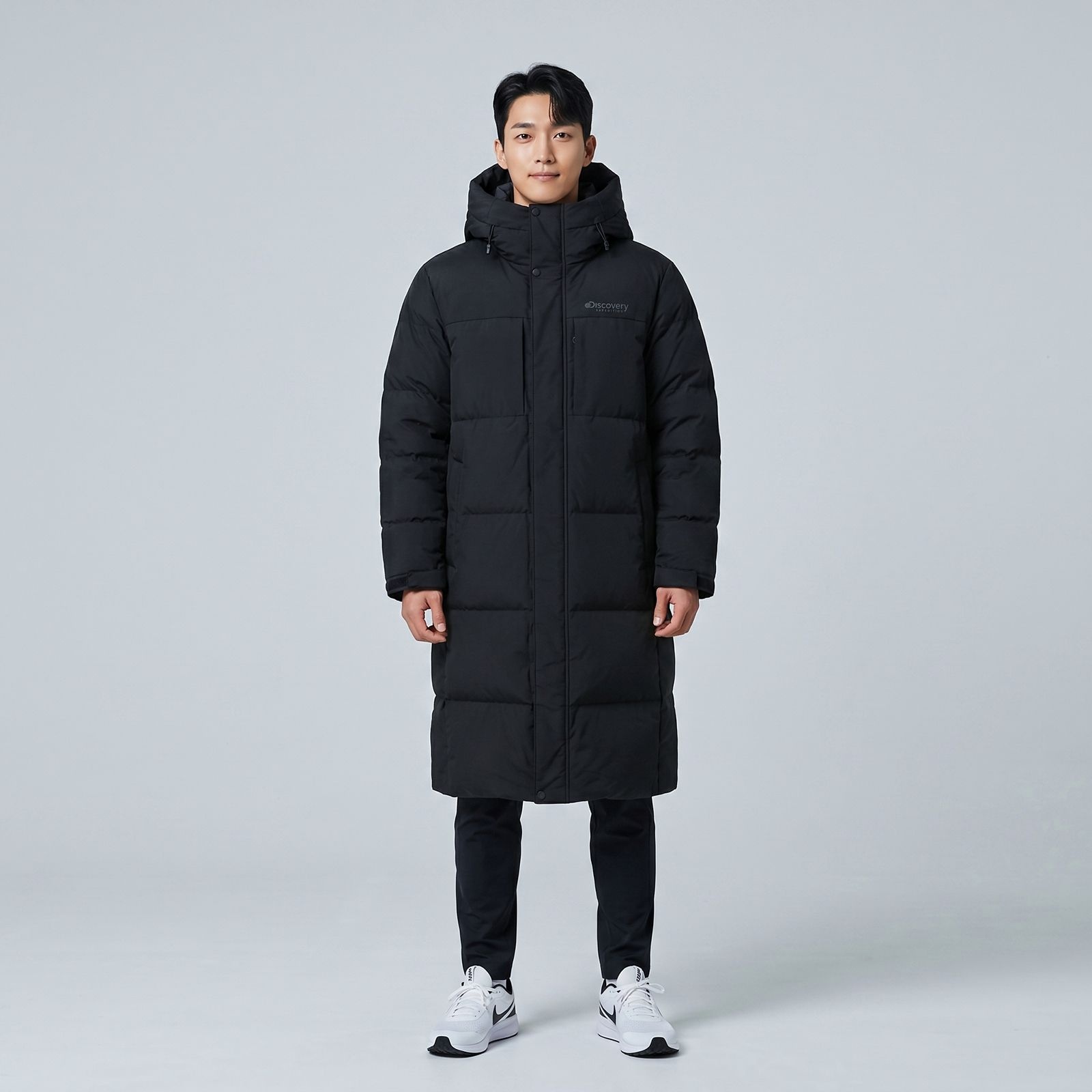디스커버리 익스페디션 디스커버리 남성 레스터G 구스다운 롱패딩 블랙 DMDJ67056 DMDJ67056BKS