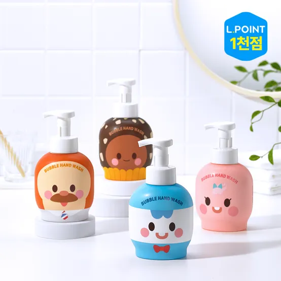 [APP전용][진짜 빵냄새][SNS대란] 샤워메이트 브레드이발소 버블 핸드워시 500ml*2개