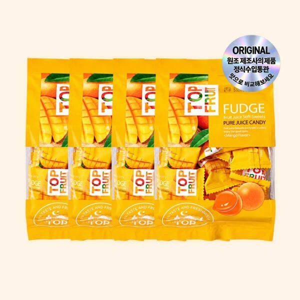 아트박스/모어바이 탑플룻 망고젤리 320g x 4개 / 베트남젤리 과일젤리