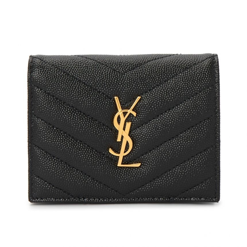 [오늘출발] 생로랑 SAINT LAURENT PARIS 카산드라 마틀라세 여성 카드지갑 668290 BOWA1 1000