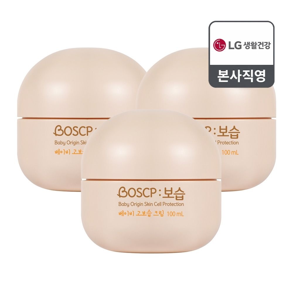 베비언스 BOSCP 보습 베이비 고보습크림 100ml 3개