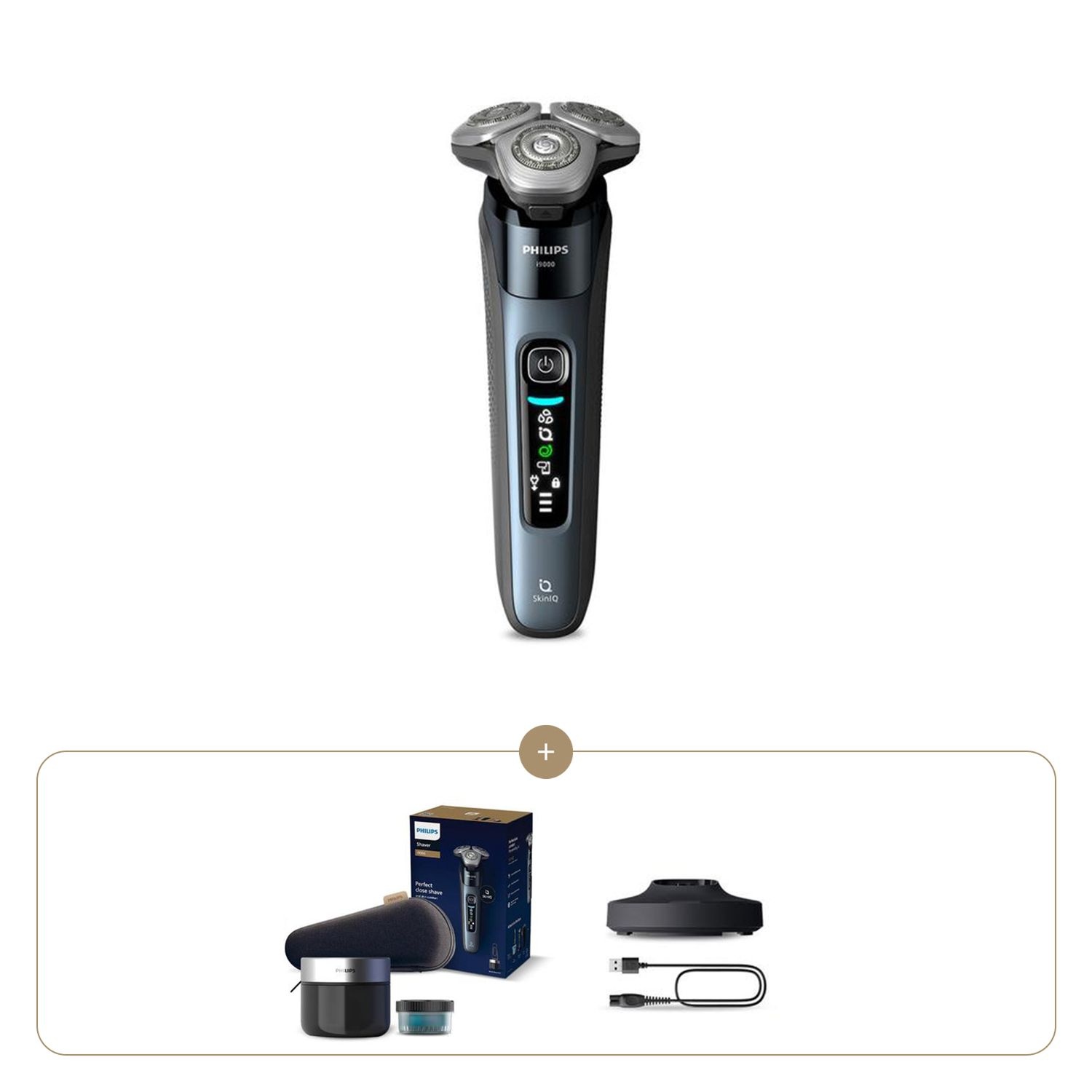 [롯데백화점] 필립스 면도기 NEW i9000시리즈 X9001/30 타우벤블라우