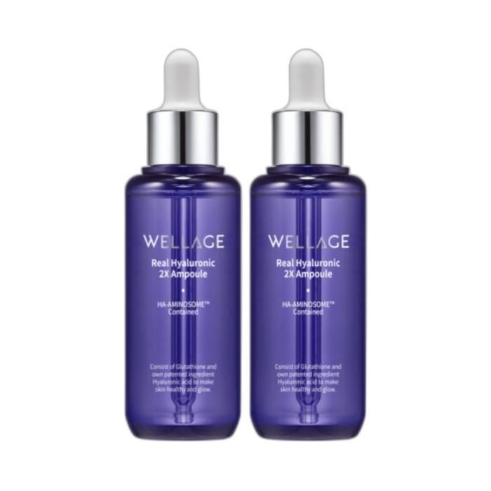 웰라쥬 히알루론산 시즌3 리얼 히알루로닉 투엑스 앰플 70ml, 2개